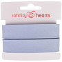 Infinity Hearts Taśma do Obszywania/Lamówka 100% Bawełna 40/20mm 09 Błęktina - 5m