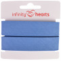 Infinity Hearts Taśma do Obszywania/Lamówka 100% Bawełna 40/20mm 10 Dżins - 5m