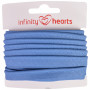 Infinity Hearts Wypustka Bawełna 11mm 10 Dżins - 5m
