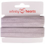 Infinity Hearts Lamówka Elastyczna Łamana 20mm 012 Szara - 5m