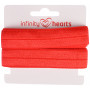 Infinity Hearts Lamówka Elastyczna Łamana 20mm 250 Czerwona - 5m