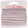Infinity Hearts Wypustka Stretch 10mm 012 Szara - 5m