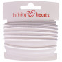 Infinity Hearts Wypustka Stretch 10mm 029 Biała - 5m