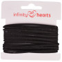 Infinity Hearts Sznurek Zamszowy Alcantara 2mm 02 Czarna - 5m