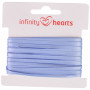 Infinity Hearts Wstążka Satynowa Dwustronna 3mm 333 Błękitna - 5m