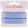 Infinity Hearts Wstążka Satynowa Dwustronna 15mm 333 Błękitna - 5m