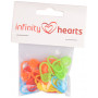 Infinity Hearts Markery maski Ass. kolory 22mm - 25 szt.