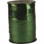 Wstążka prezentowa, metaliczna zielona, szer: 10 mm, błyszcząca, 250 m/ 1 rl.
