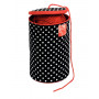 Prym Yarn Holder Polka Dots Black 14,5x21,5 cm