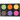 Akwarela, kolory dopełniające, H: 16 mm, śr. 44 mm, 1 zestaw