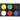 Akwarela w palecie, śr. 57 mm, H: 19 mm, kolory podstawowe, 1 zestaw