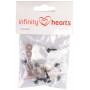 Infinity Hearts Safety Eyes/Amigurumi Eyes Green 17mm - 5 zestawów