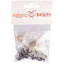 Infinity Hearts Safety Eyes/Amigurumi Eyes Brown 12mm - 5 zestawów
