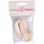 Infinity Hearts Wstążka Materiałowa z Nadrukiem Handmade Różne Motywy 15mm - 3 metry