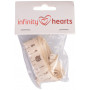 Wstążki/etykiety do tkanin Infinity Hearts Motywy taśmy mierniczej 15 mm - 3 metry
