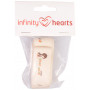 Infinity Hearts Wstążka Materiałowa z Nadrukiem Handmade Różne Zwierzątka 20mm - 3 metry