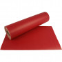 Papier prezentowy, czerwony, szer: 50 cm, 60 g, 100 m/ 1 rolka.