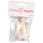 Wstążki/etykiety Infinity Hearts Wstążki z motywem motyla 20 mm - 3 metry