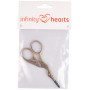 Infinity Hearts Nożyczki do haftu Bocian Antyczny Brąz 9,3cm - 1 szt.