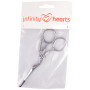 Infinity Hearts Nożyczki do haftu Bocian srebrne 11,5cm - 1 szt.