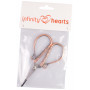 Nożyczki do haftu Infinity Hearts Antique Copper 10 cm - 1 szt.