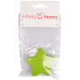 Infinity Hearts Seleclips Silicone Star Green 5x5cm - 1 szt.