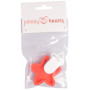 Infinity Hearts Seleclips Silicone Star Red 5x5cm - 1 szt.
