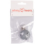 Infinity Hearts Seleclips Silicone Round Grey 3,5x3,5cm - 1 szt.