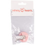 Infinity Hearts Seleclips Silicone Round Pink 3,5x3,5cm - 1 szt.