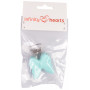 Infinity Hearts Seleclips Silicone Butterfly Turquoise 3,5x3,8cm - 1 szt.