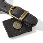 Prym zapięcie magnetyczne/zapięcie torebki do szycia Imitation Leather Brązowy 4,5x11,5cm