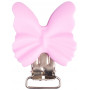 Infinity Hearts Seleclips Silicone Butterfly Różowy 3,5x3,8cm - 1 szt.