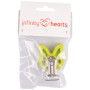 Infinity Hearts Seleclips Silicone Butterfly Green 3,5x3,8cm - 1 szt.