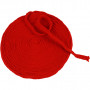 Tube knit, Christmas red, B: 10 mm, 10 sts/ 1 rząd.