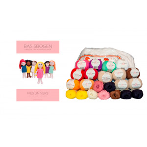 Książka Crochet Dress-up Dolls - Basic Book + Yarn Pack do wszystkich wzorów
