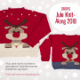 Dziecięcy Sweter Świąteczny KAL 2018 / DROPS Design Alaska Rozmiar 2 - 12 lat