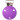 Infinity Hearts Seleclips Silicone Round Purple 3,5x3,5cm - 1 szt.
