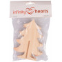 Infinity Hearts Choinka Tree Drewno 12cm - 2 szt.