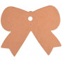Infinity Hearts From and To Card Loop Cardboard Brown 4,7x5,7cm - 10 szt.