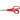 Fiskars Nożyczki dla dzieci lewe czerwone 13,5 cm