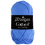 Scheepjes Cotton 8 Włóczka Unicolor 506 Lawendowy Niebieski
