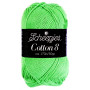Scheepjes Cotton 8 Włóczka Unicolor 517 Zielony