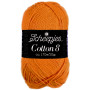Scheepjes Cotton 8 Włóczka Unicolor 639 Pomarańczowy