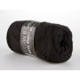 Mayflower Cotton 8/4 Włóczka Unicolor 1443 Czarny