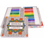 Mindfulness Coloring Book Geometric 19,5x23cm - 64 strony