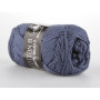 Mayflower Cotton 8/4 Włóczka Unicolor 1421 Jeans Niebieski