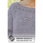 Agnes Sweater by DROPS Design - Sweter Wzór na Druty Rozmiar S - XXXL