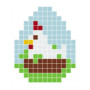 Pixelhobby Wielkanocna Kwoka - Wzór na Mozaikę Wielkanocną