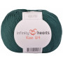 Włóczka Infinity Hearts Rose 8/4 Yarn Unicolour 241 Petrol Green