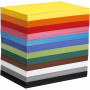 Kolorowa tektura, tyłek. kolory, A4, 210x297 mm, 180 g, 1200 kartek/ 1 opak.